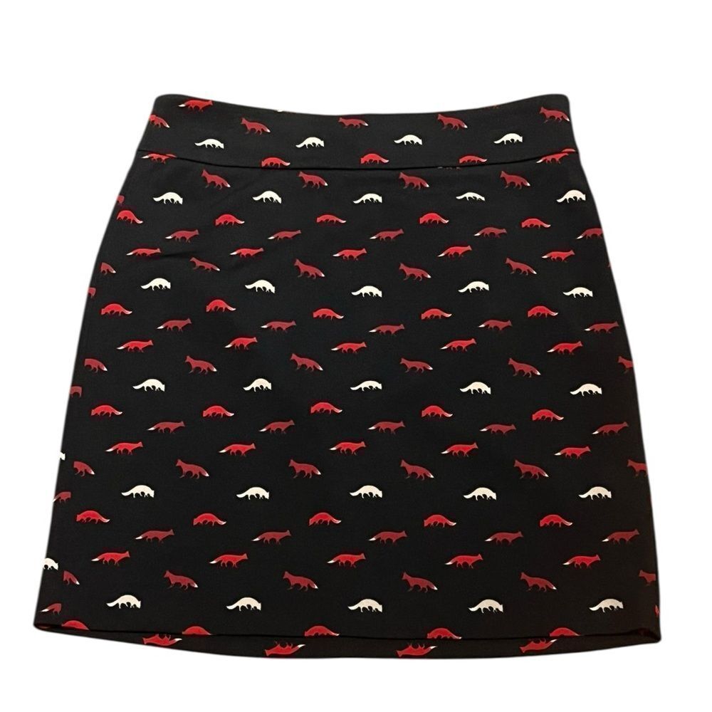 Vivienne‎ Tam Fox Print Pencil Skirt, Size 6